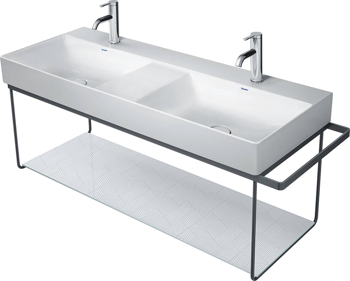 DURAVIT DuraSquare Metallkonsole für Waschtisch 235312, wandhängend, Chrom, 1265 mm