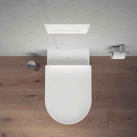 Duravit Soleil by Starck WC-Sitz Weiß Duroplast mit Edelstahl-Scharnier, abnehmbar