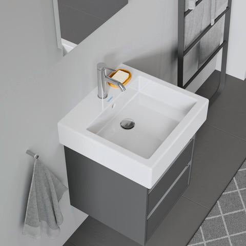 DURAVIT Waschtisch Vero 500 mm mit Überlauf und WonderGliss in Weiß