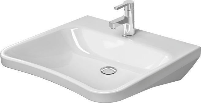 DURAVIT DuraStyle Vital Med Waschtisch 650 mm, weiß, 1 Hahnloch, ohne Überlauf, wandhängend