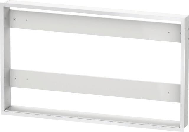 DURAVIT Einbauset Licht & Spiegel – Montagerahmen für Badmöbel, 139 x 661 x 810 mm
