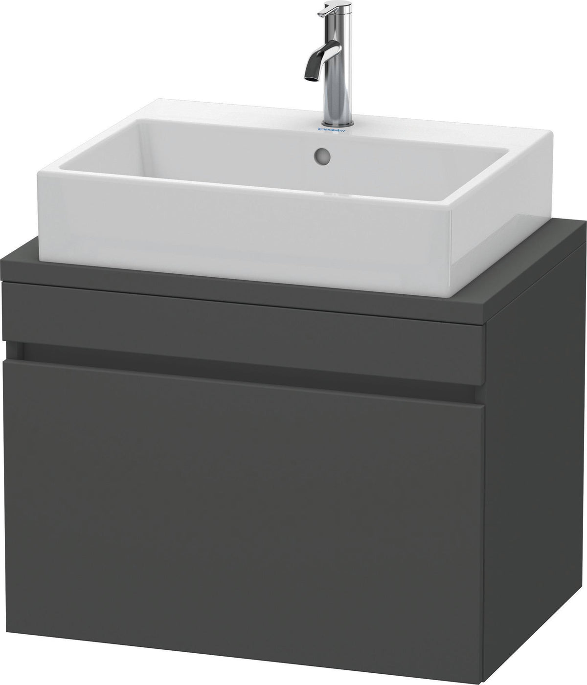 DURAVIT DuraStyle Konsolenunterschrank 700 mm betongrau matt mit Soft-Close-Auszug