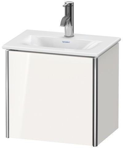 Duravit XSquare Waschtischunterbau 397 mm, 1 Tür, Taupe seidenmatt – Wandhängend für Viu