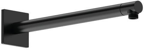 DURAVIT Brausearm L352mm rund Schwarz Matt – Edler Duscharm für Kopfbrausen bis 240 mm