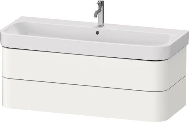 Duravit Waschtischunterbau Happy D.2 Plus 1175 mm taupe supermatt mit Tip-On-Technik