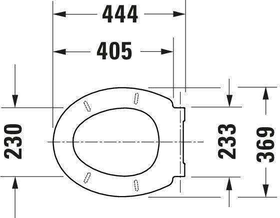 DURAVIT WC-Sitz Universal Weiß mit Absenkautomatik und Edelstahl-Scharnieren