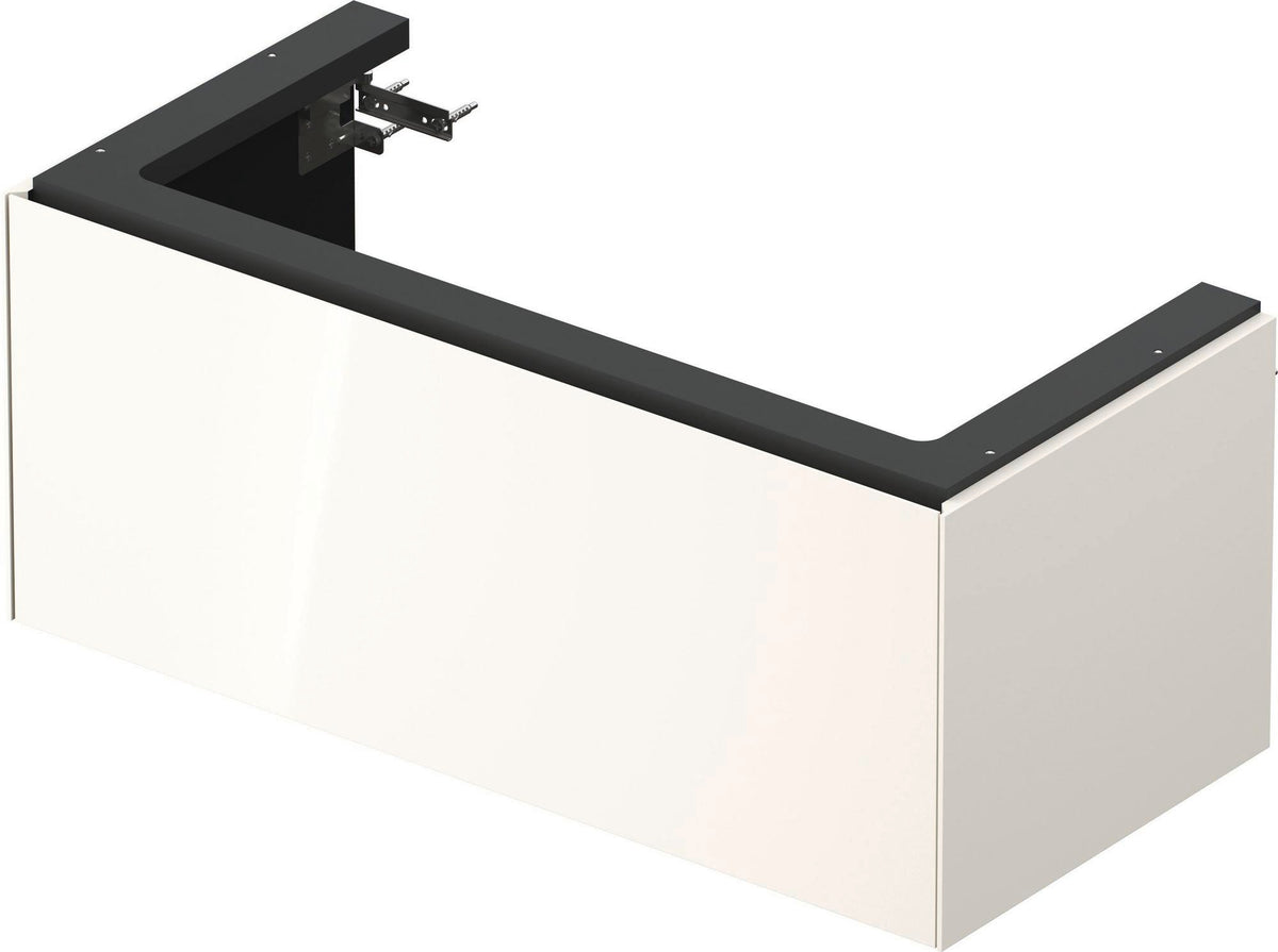 DURAVIT White Tulip Waschtischunterbau 984 mm, 1 Auszug, Nussbaum/Taupe Hochglanz
