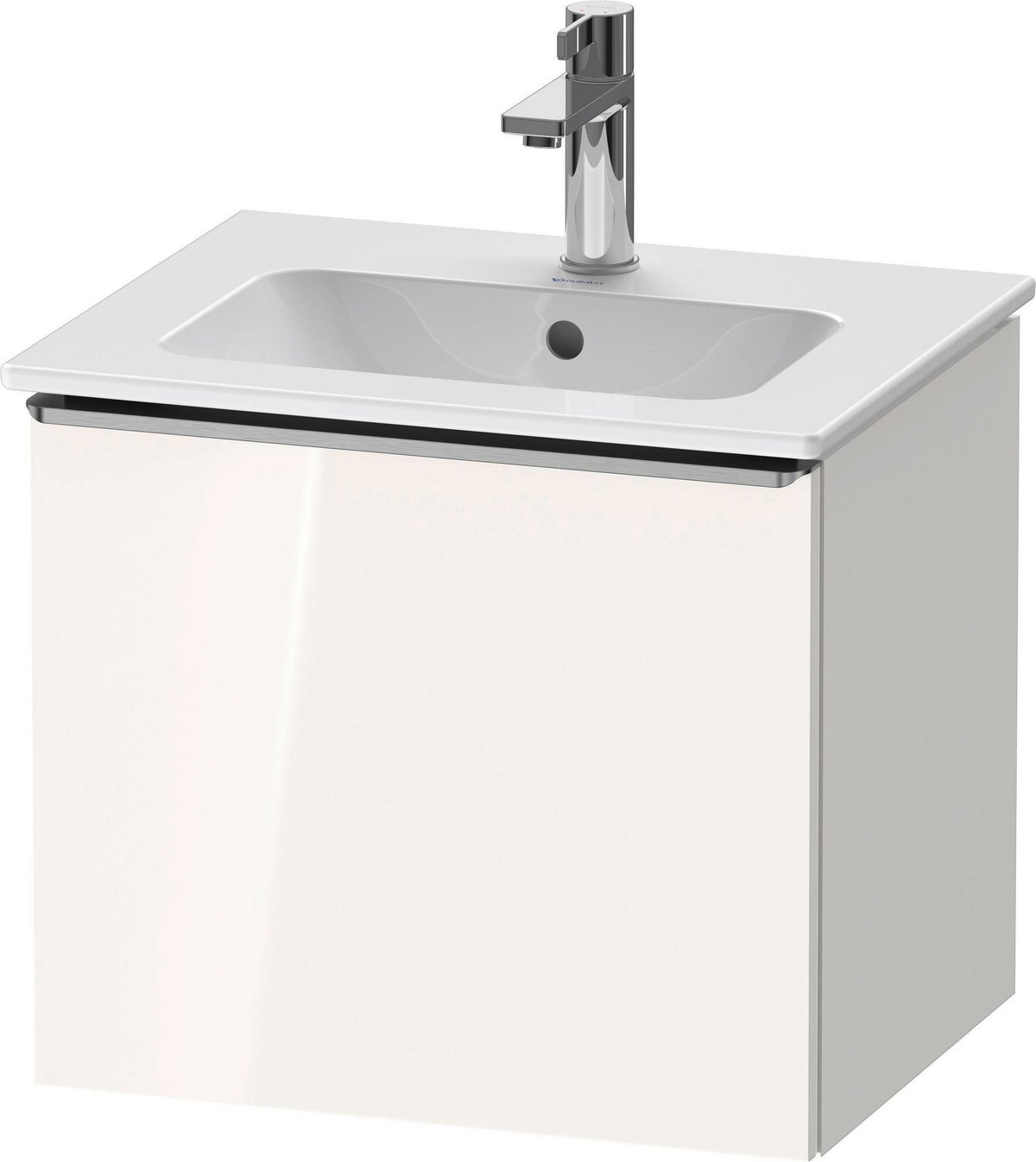 DURAVIT D-Neo Waschtischunterbau 510 mm Eiche Schwarz Matt mit Bronze Griff