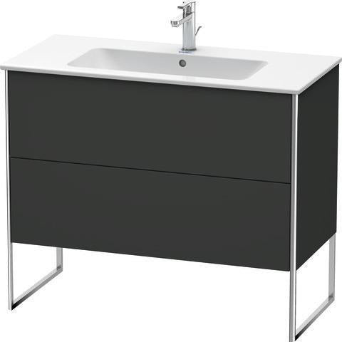 Duravit XSquare Waschtischunterbau 1010 mm mit 2 Auszügen, s-matt, Eiche Ahorn, Midi