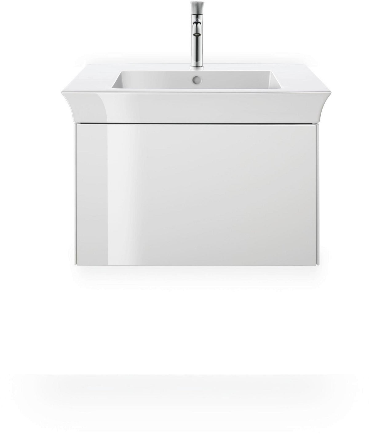 DURAVIT White Tulip Möbelwaschtisch 1050 mm Weiß mit Überlauf und WonderGliss