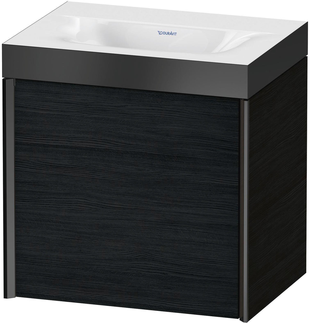DURAVIT XViu Waschtischunterbauset c-bonded wandhängend 460x450x330 mm Eiche Schwarz