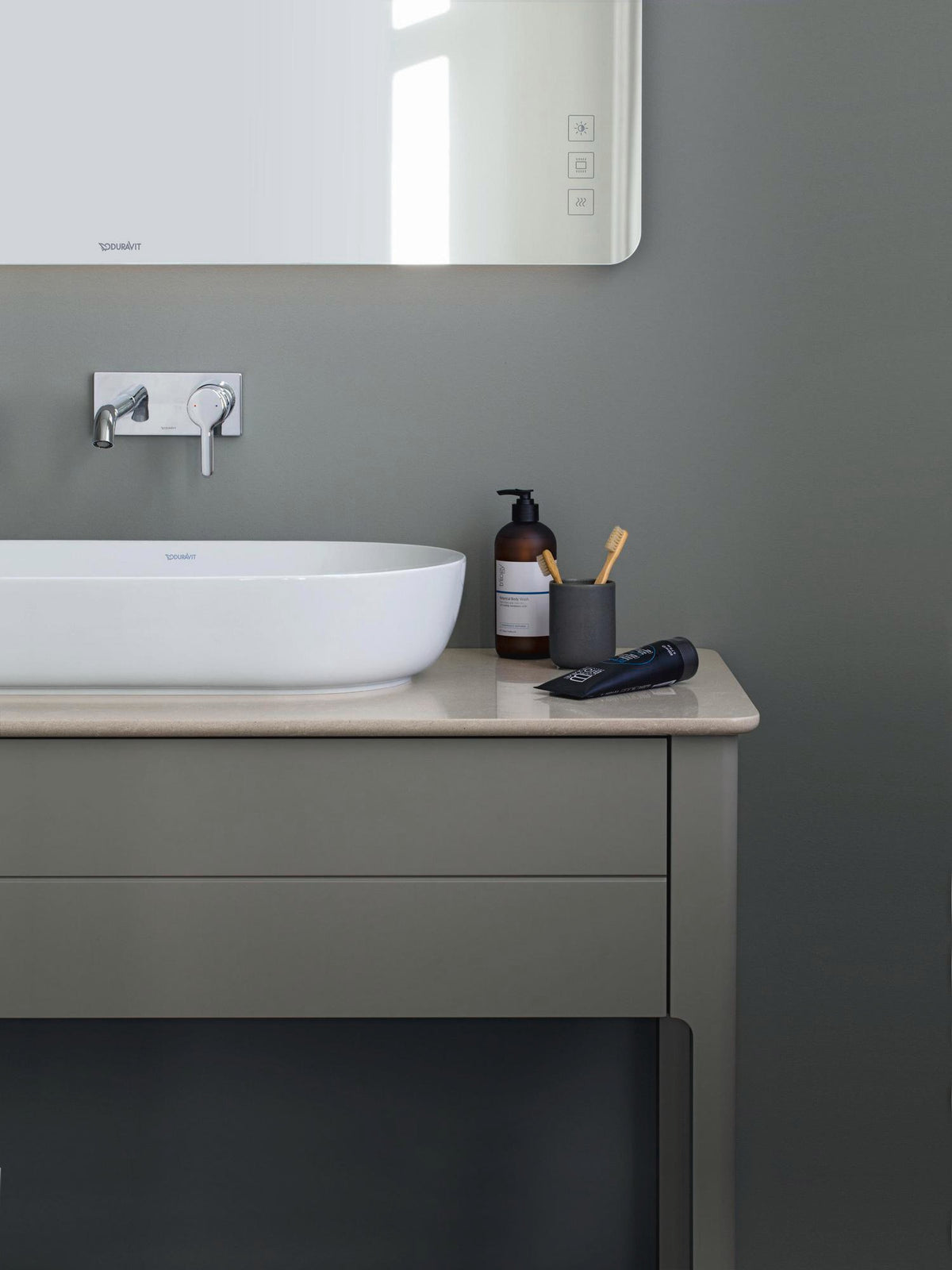 DURAVIT Aufsatzbecken Luv 600 mm Weiß WonderGliss ohne Überlauf