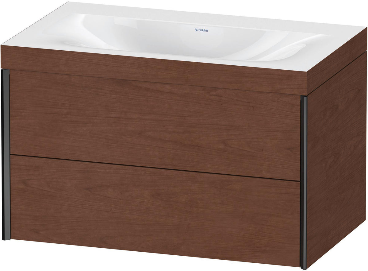 DURAVIT XViu c-bonded Waschtischset wandhängend 800x480x503mm mit 2 Schubkästen, Push-Open und Soft-Close