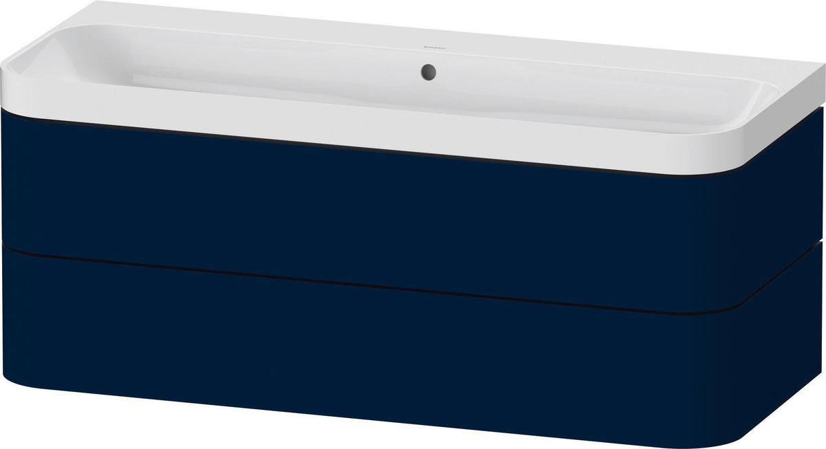Duravit Happy D.2 Waschtischset 1175 mm wandhängend mit Tip-on Technik und Soft-Close