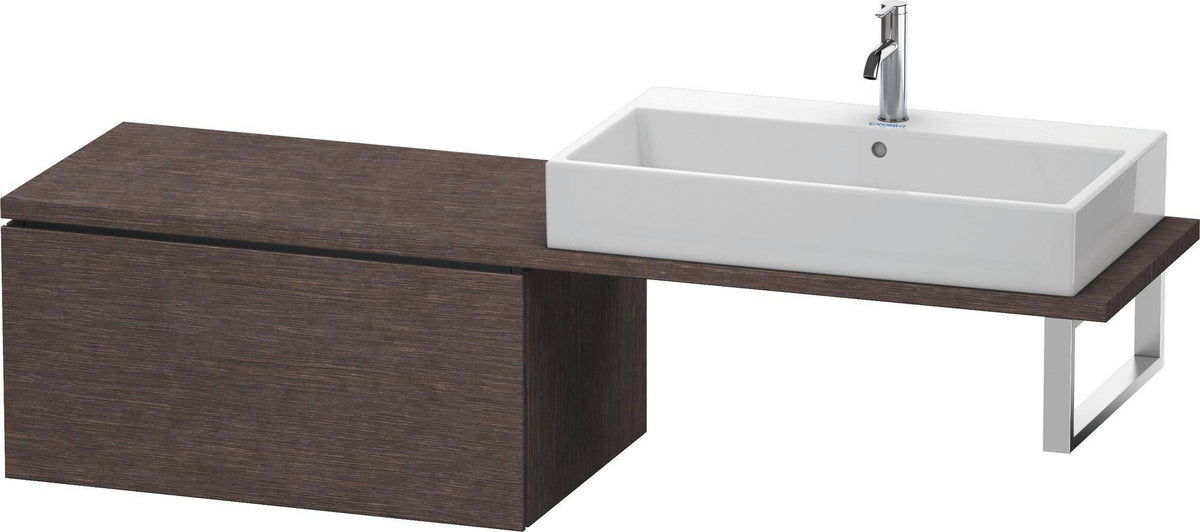 DURAVIT L-Cube Unterschrank für Konsole 820 mm, 1 Auszug, Weiß Matt, Tip-on