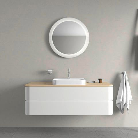 Duravit Happy D.2 Konsolenwaschtischunterbau 1300 mm Taupe Supermatt mit Tip-On-Technik