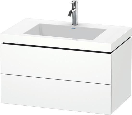 Duravit Waschtischset L-CUBE 800x480mm mit Vero Air Waschtisch und 2 Schubkästen
