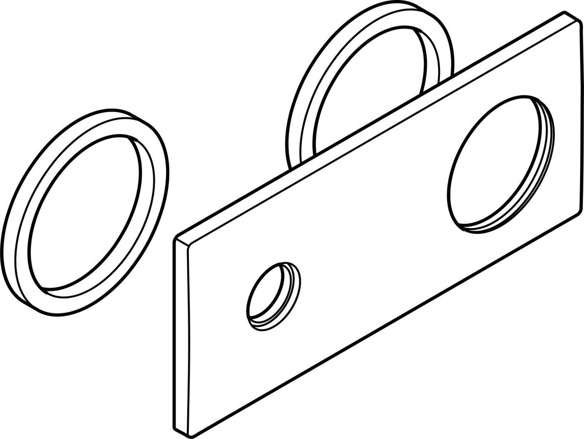 Duravit Rosette Universal Ersatzteil für Waschtischmischer UP – Original DURAVIT Qualität