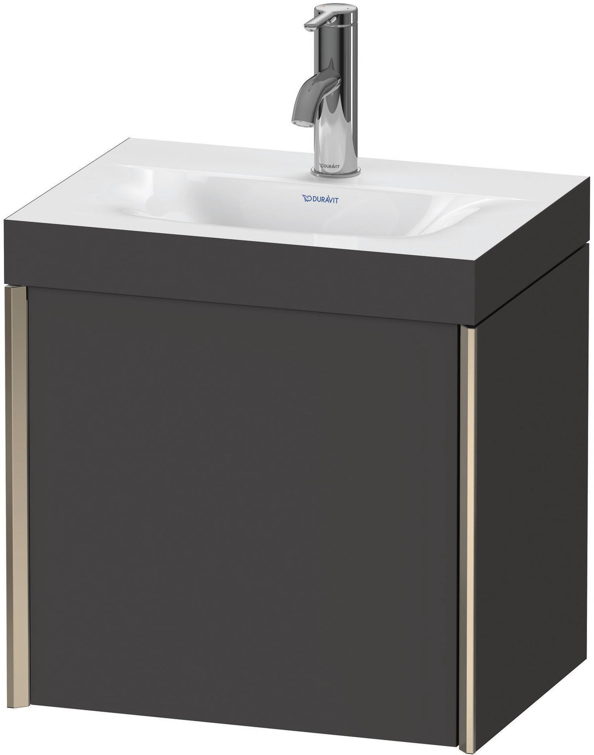 DURAVIT XViu Waschtischunterbauset 450 mm, 1 Tür, wandhängend, anthrazit, c-bonded