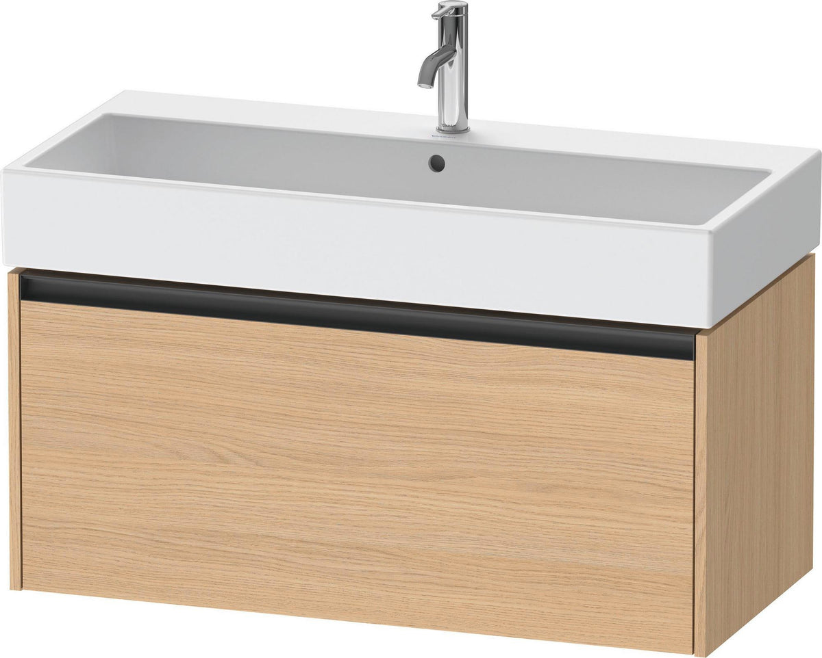 DURAVIT Ketho.2 Waschtischunterbau 984 mm betongrau matt mit 1 Auszug, wandhängend
