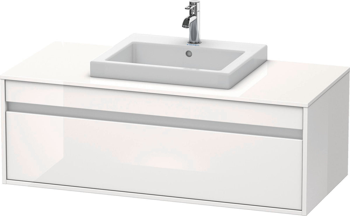 DURAVIT Ketho Waschtischunterbau wandhängend 1200 mm weiß matt mit 1 Auszug