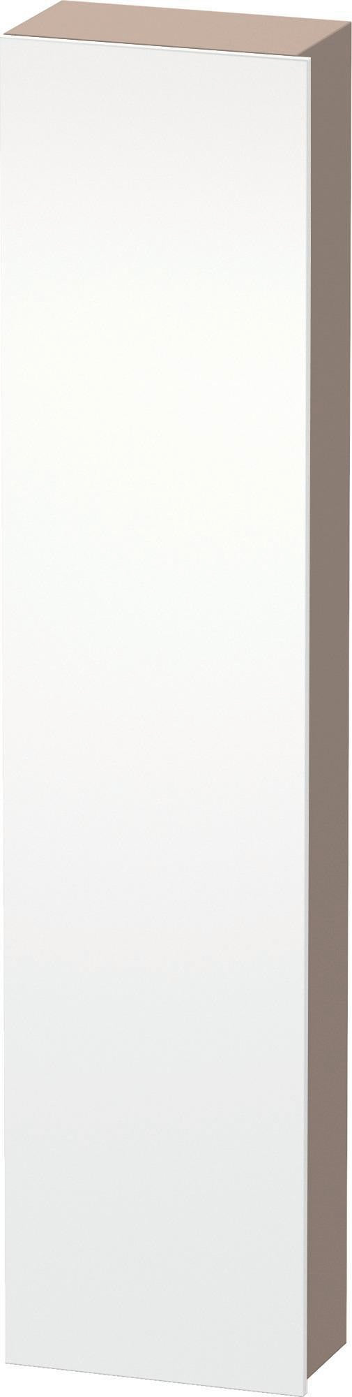 DURAVIT DuraStyle Hochschrank 400 mm betongrau matt, 1 Tür links, Soft-Close