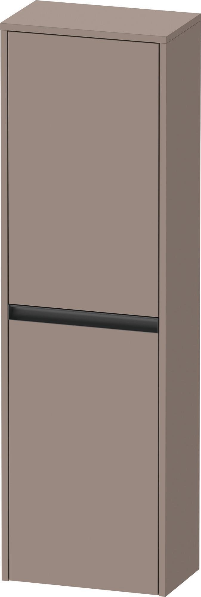 Duravit Ketho.2 Halbhochschrank 1320 mm Eiche Terra Matt, Türanschlag links