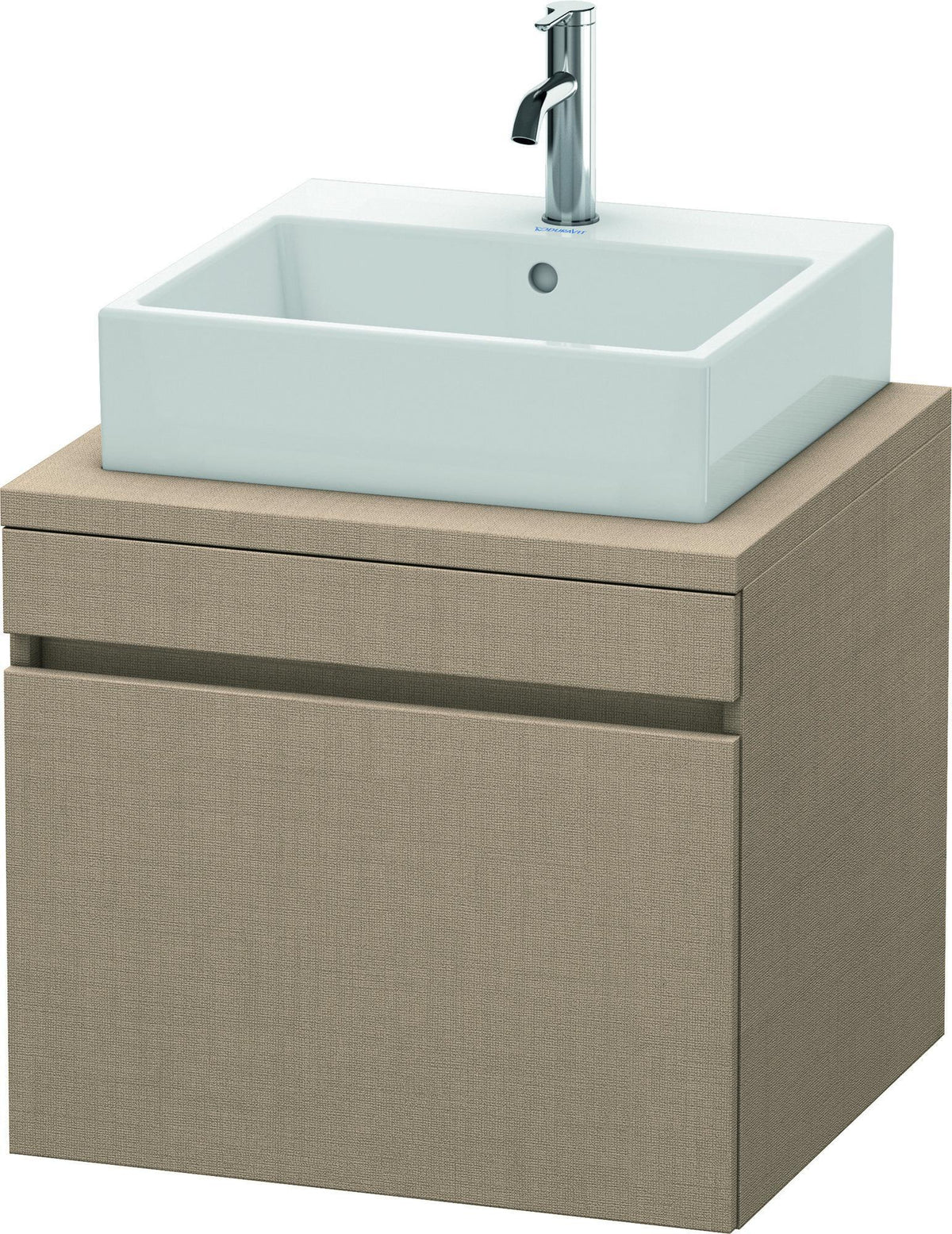 DURAVIT DuraStyle Konsolenunterschrank 600 mm betongrau matt – 1 Auszug, wandhängend