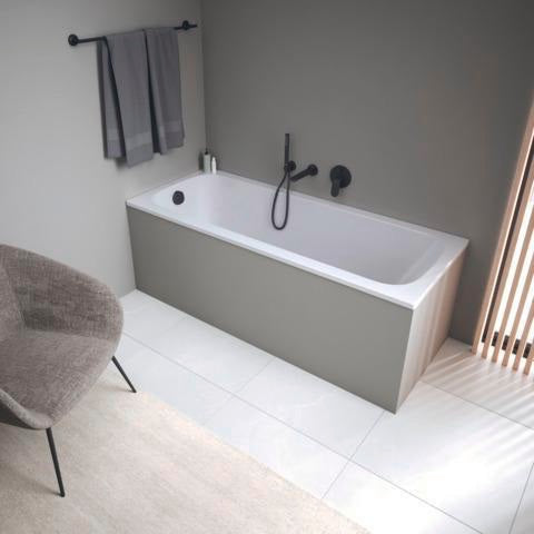 DURAVIT Wave Wanneneinlauf Rosette Rund 202mm Gold Poliert – Wandmontage