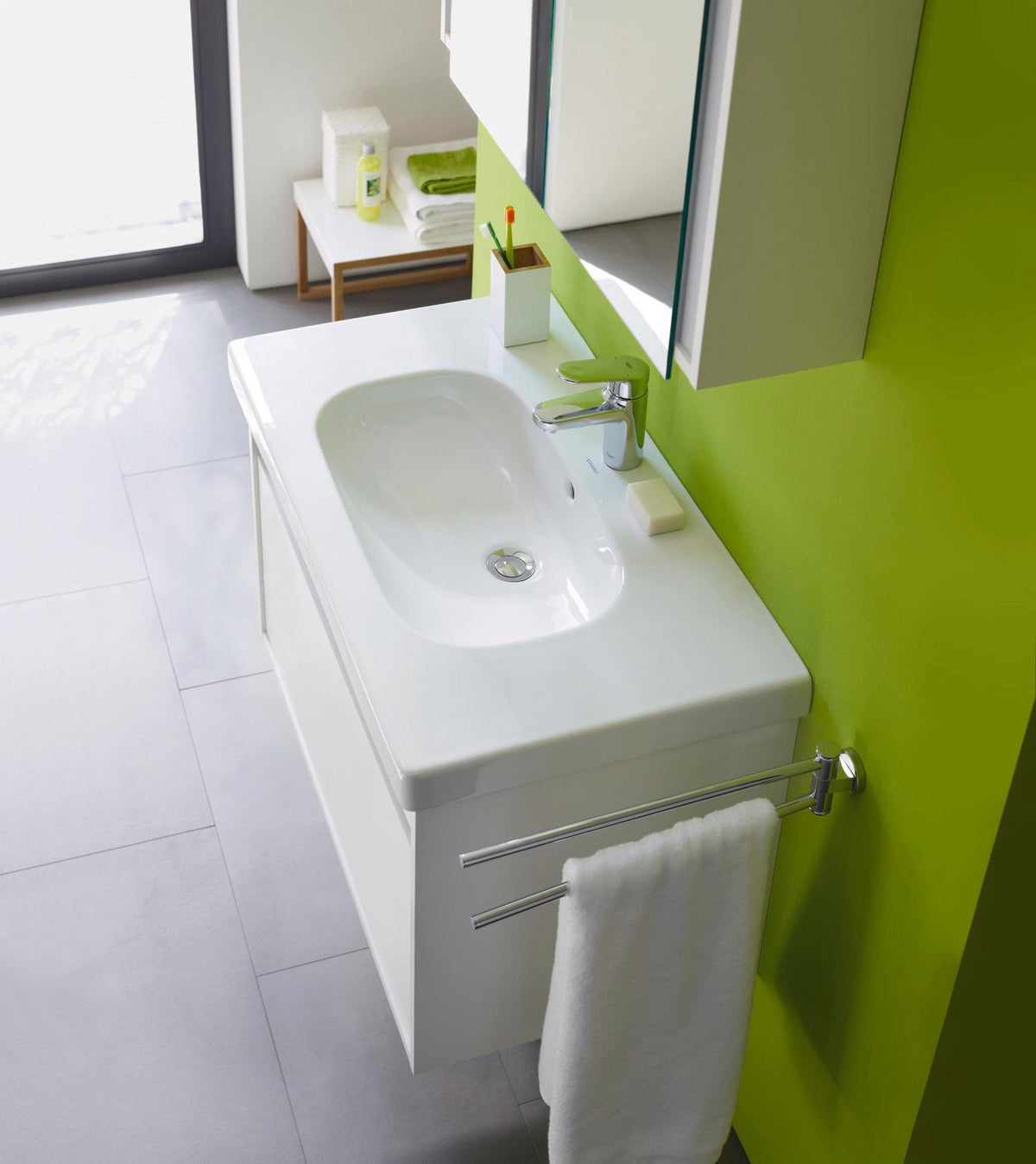 DURAVIT Waschtischunterbau Ketho wandhängend 800 mm, 2 Schubkästen, weiß matt, für D-Code 034285