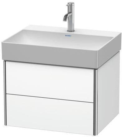 DURAVIT XSquare Waschtischunterbau 584 mm – Wandhängend mit Schubkasten und Siphonausschnitt
