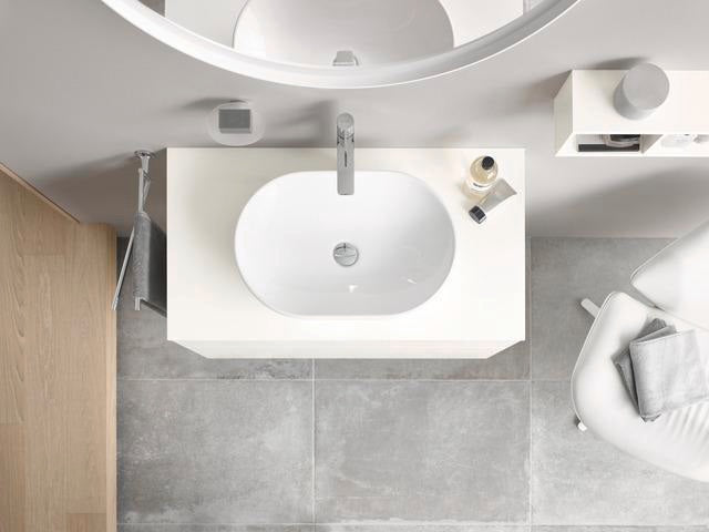 DURAVIT L-Cube Regalelement 800 mm, 3 Fächer, betongrau matt, wandhängend