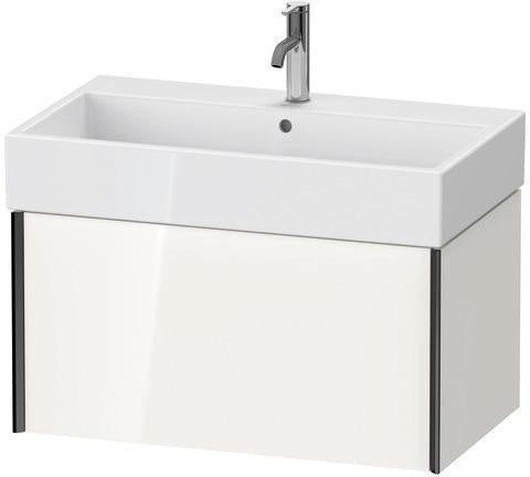 Duravit Waschtischunterbau XVIU 397x784x454mm Prof. Champ matt weiß matt – wandhängend mit Tip-On-Technik