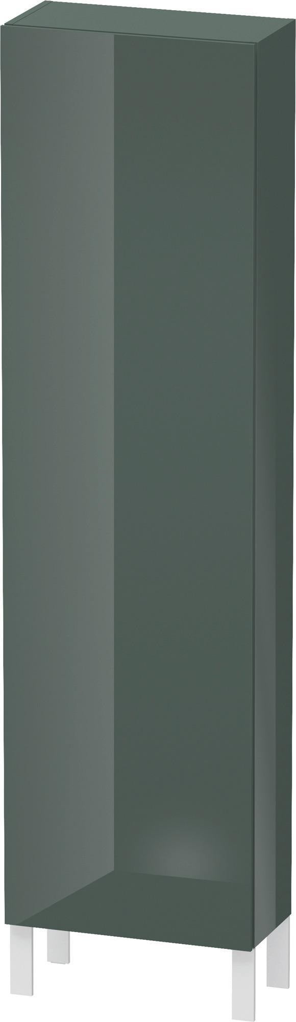 Duravit Hochschrank L-Cube 243x500x1760mm Nussbaum dunkel, 1 Tür rechts, wandhängend