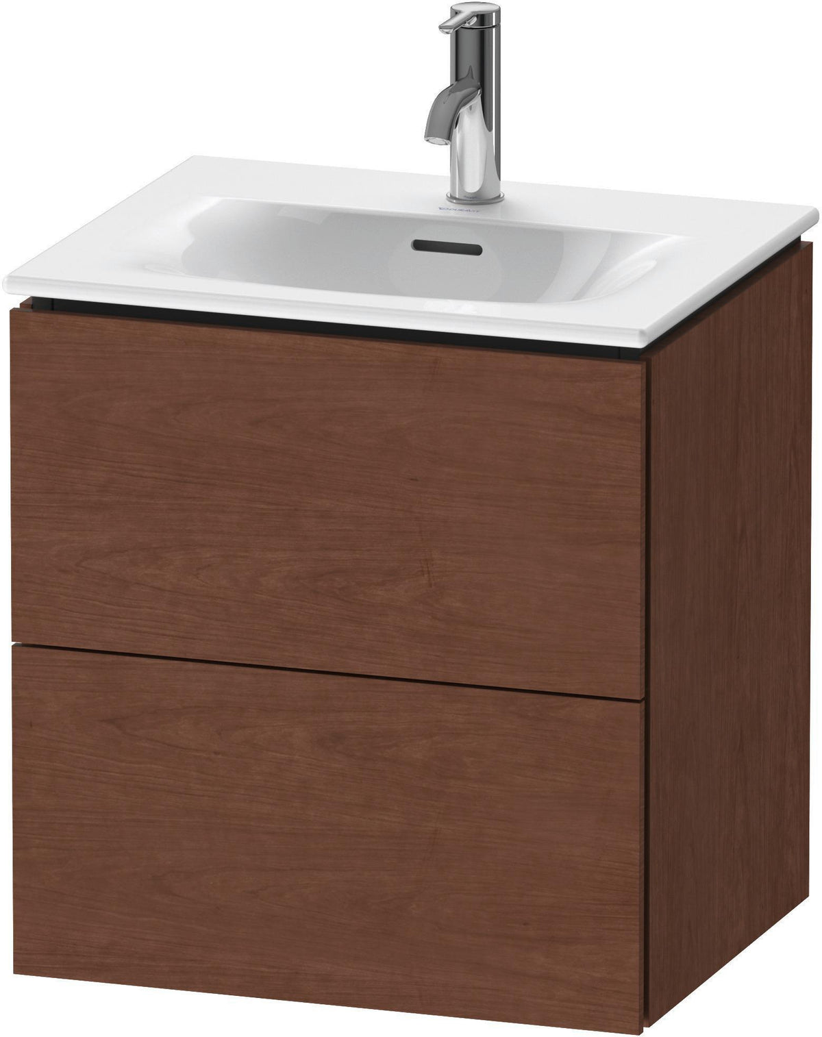DURAVIT L-Cube Waschtischunterbau 520 mm weiß matt – 2 Schubkästen, wandhängend