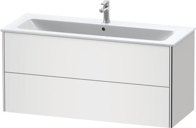 Duravit XSquare Waschtischunterbau 1210 mm mit 2 Schubkästen, s-matt, für ME by Starck