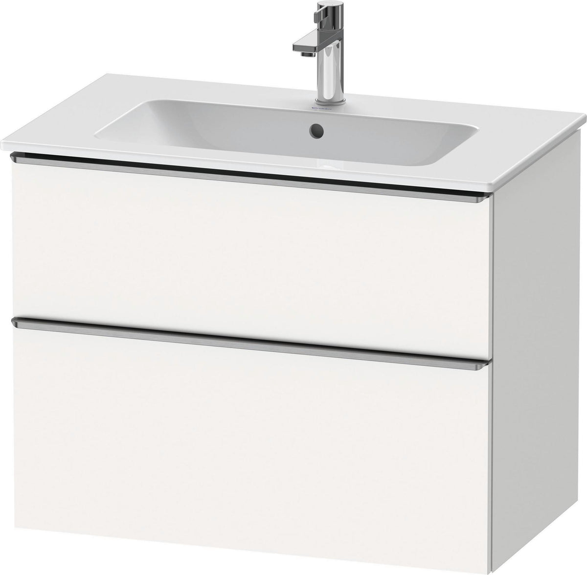 Duravit D-Neo Waschtischunterbau 810 mm betongrau matt mit Soft-Close-Auszug