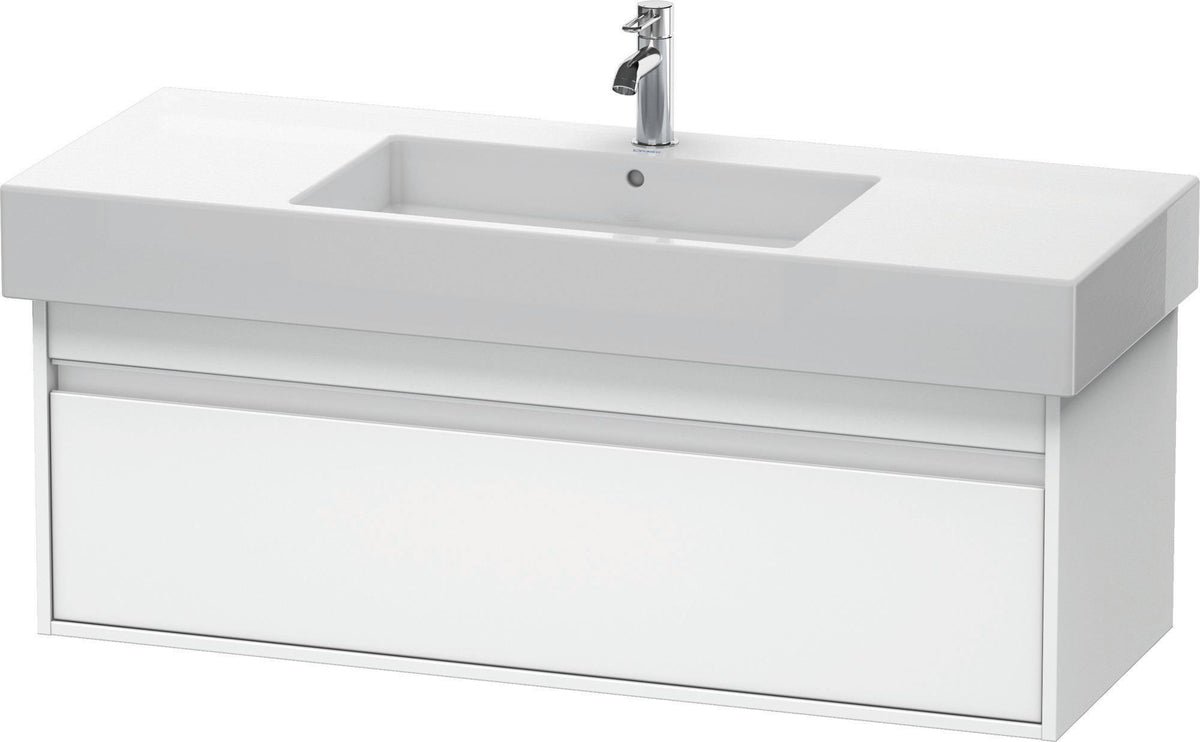 DURAVIT Ketho Waschtischunterbau 1200 mm wandhängend, 1 Auszug, weiß matt