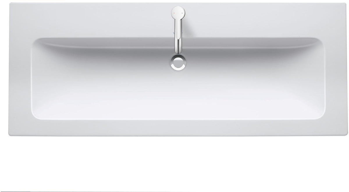 Duravit C.1 Einhebel-Waschtischmischer ohne Zugstange, Chrom – Keramikmischsystem, 113 mm Ausladung