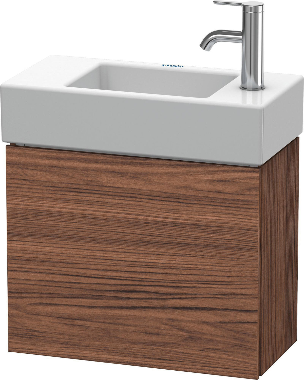 DURAVIT L-Cube Waschtischunterbau 480 mm wandhängend, 1 Tür, betongrau matt