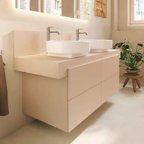 DURAVIT Balcoon Konsolen-Waschtischunterbau 1200 mm mit 4 Schubkästen und Tip-on-Technik