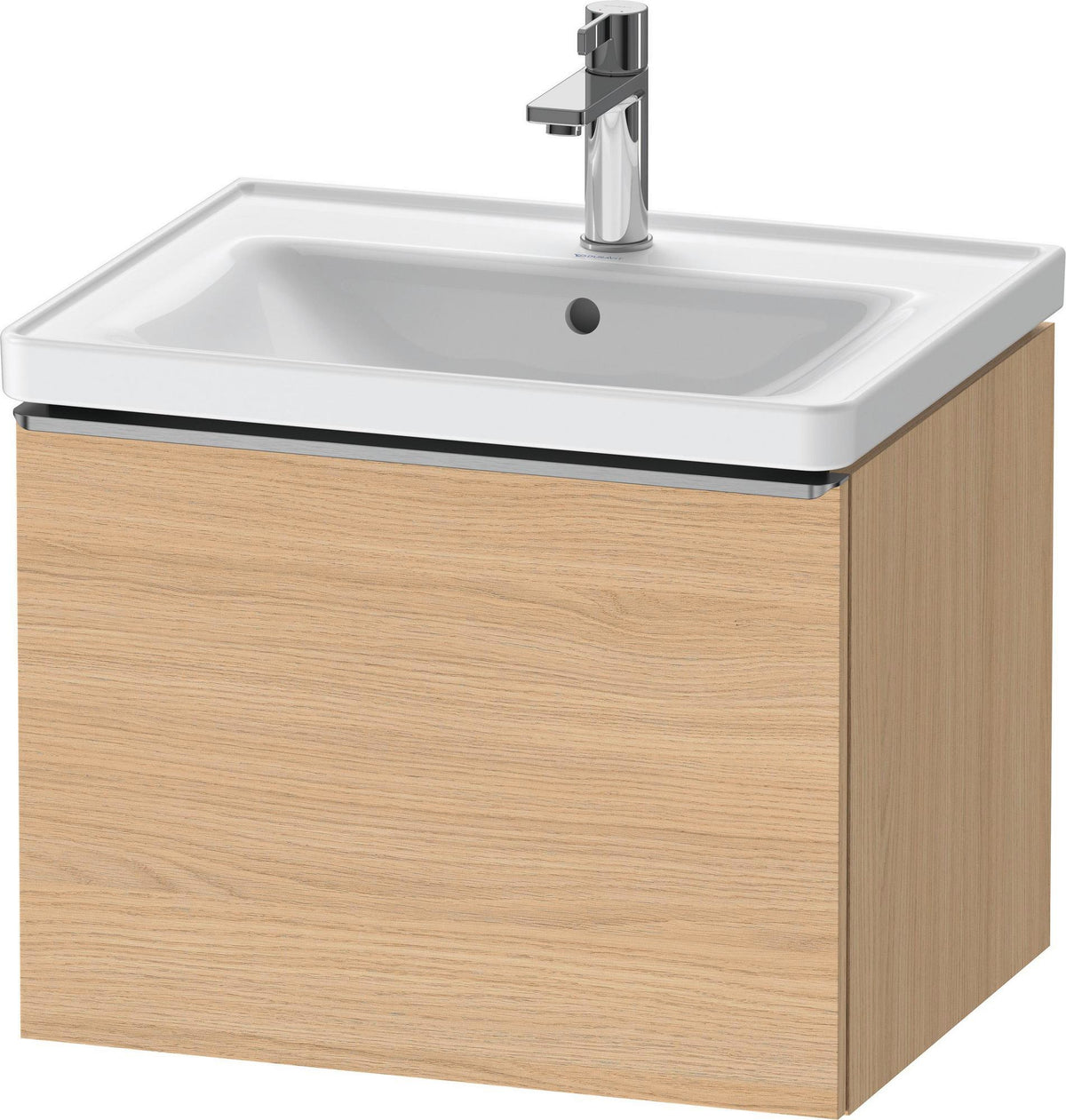 DURAVIT D-Neo Waschtischunterbau 584 mm betongrau matt mit 1 Auszug und Soft-Close