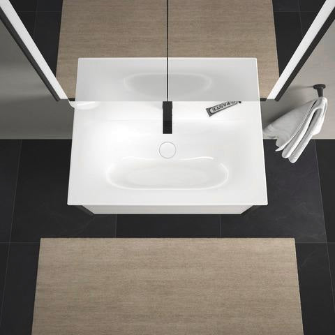 Duravit Viu Möbelwaschtisch 830 mm, weiß, mit Überlauf und Hahnlochbank