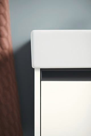 Duravit Ketho.2 Waschtischunterbau 584 mm betongrau matt – wandhängend, 1 Auszug, Soft-Close