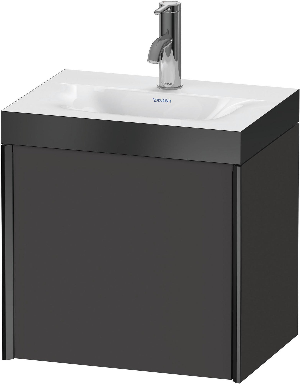 DURAVIT XViu Waschtischunterbauset 450 mm, 1 Tür, wandhängend, anthrazit, c-bonded