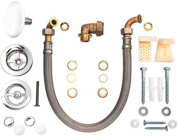 DURAVIT Universal Urinale Zulauf-Set – Ersatzteil mit 330 mm Länge für Urinale