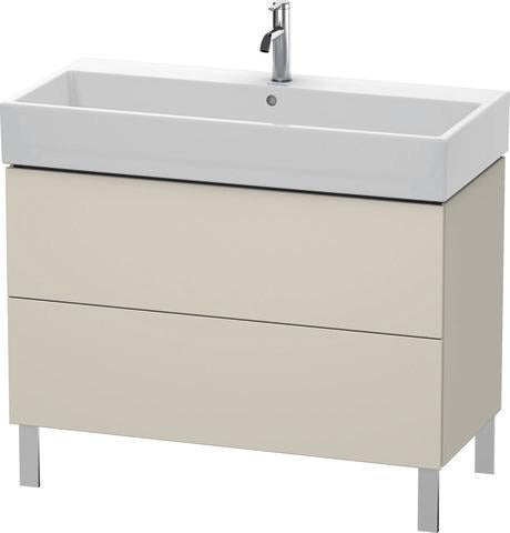 Duravit L-Cube Waschtischunterbau 984 mm Amerikanisch Nussbaum mit Tip-On-Technik