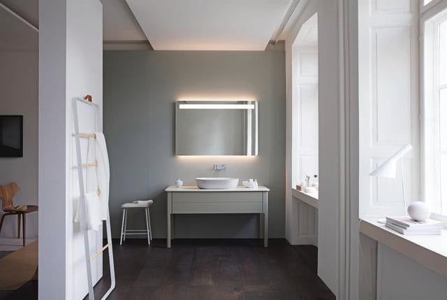 Duravit Luv Waschtischunterbau bodenstehend 1338 mm mit 1 Auszug Weiß Seidenmatt