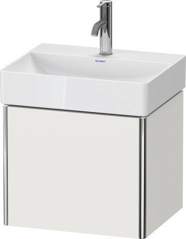 Duravit Waschtischunterbau XSquare Compact 484 mm – Wandhängend, 1 Auszug, Weiß Matt