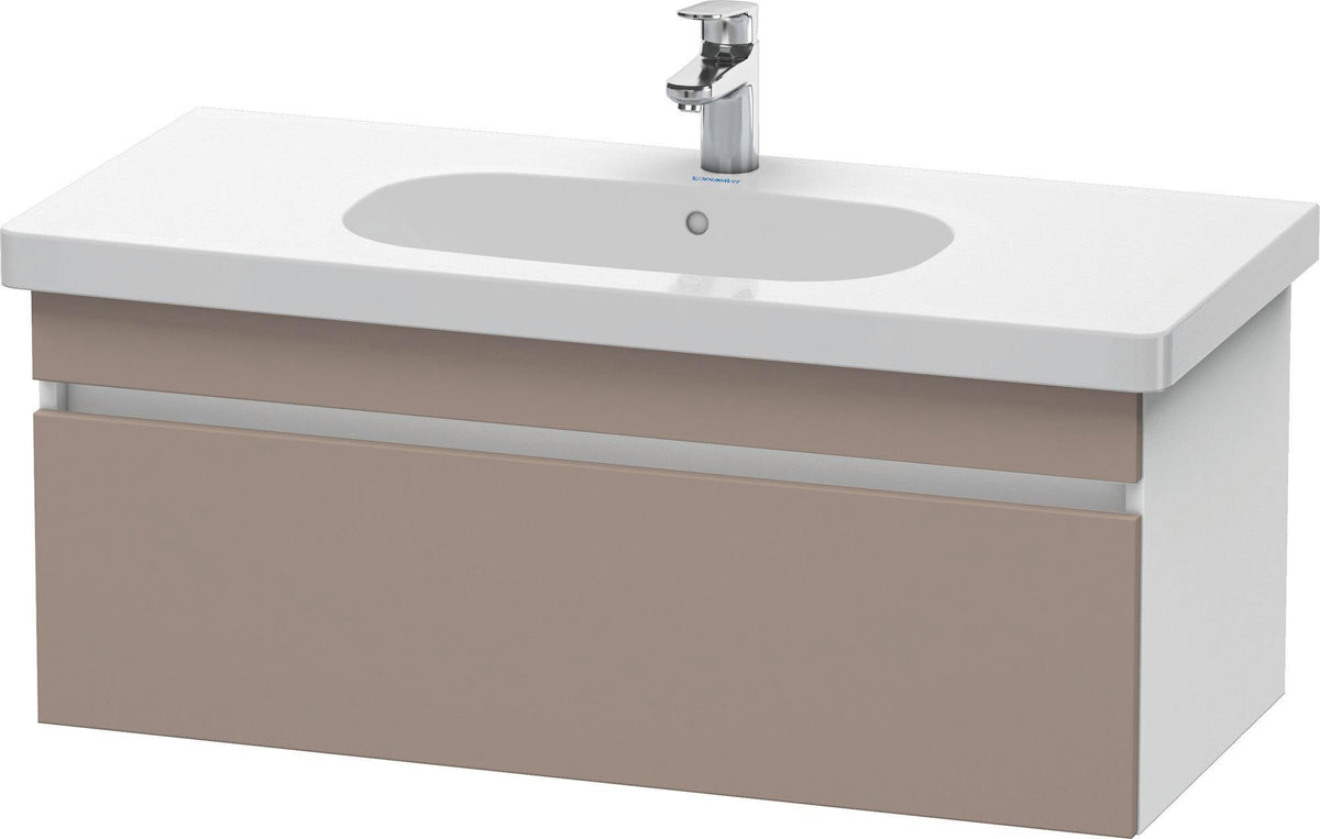 DURAVIT DuraStyle Waschtischunterbau 1000 mm wandhängend mit 1 Auszug und Soft-Close in Weiß Matt
